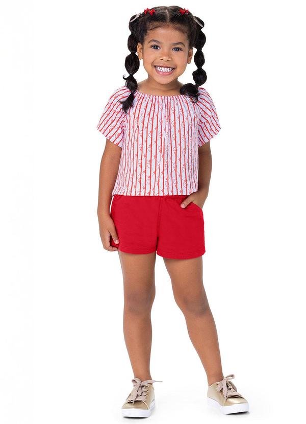 Alenice - Conjunto Ciganinha Menina Vermelho