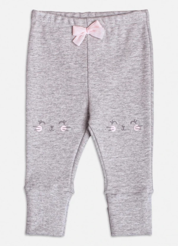 Momi - Conjunto Cinza de Gatinho Branco 4