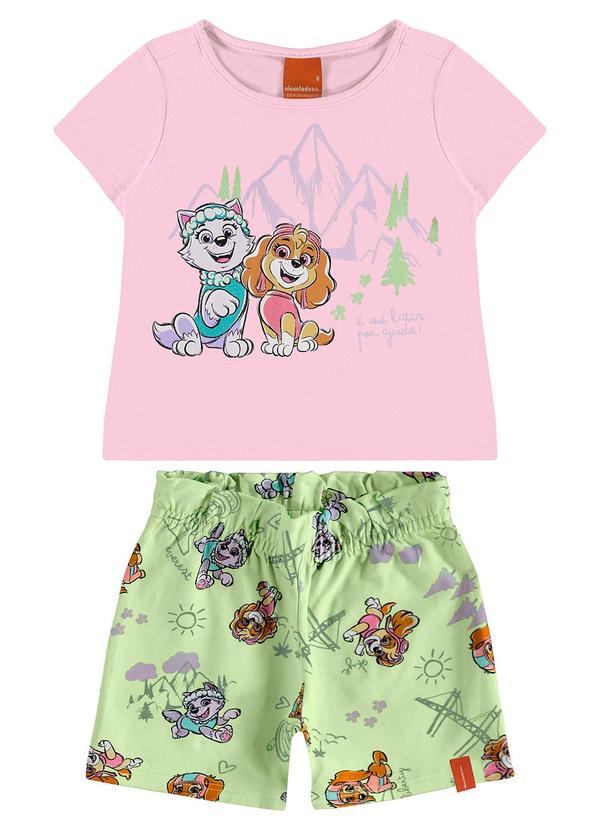 Malwee Kids - Conjunto Clochard Skye Rosa Claro