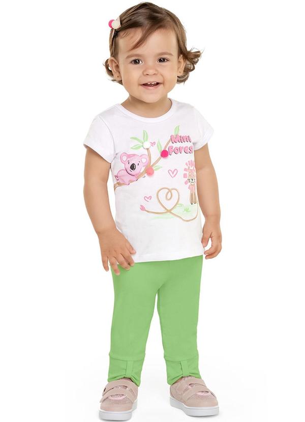 Alenice - Conjunto Coala Menina Branco 1