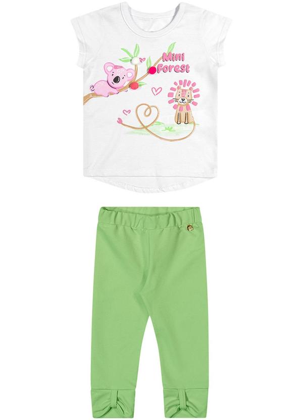 Alenice - Conjunto Coala Menina Branco 2