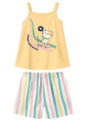 Malwee Kids - Conjunto Colorindo a Cidade Amarelo - MALWEE KIDS