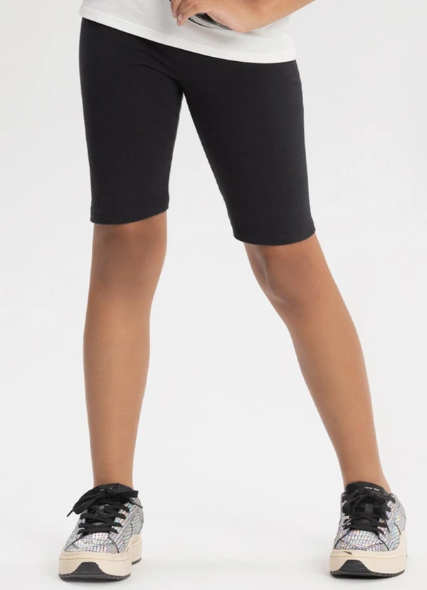 Alakazoo - Conjunto com Bermuda e Blusa com Laço Preto 3