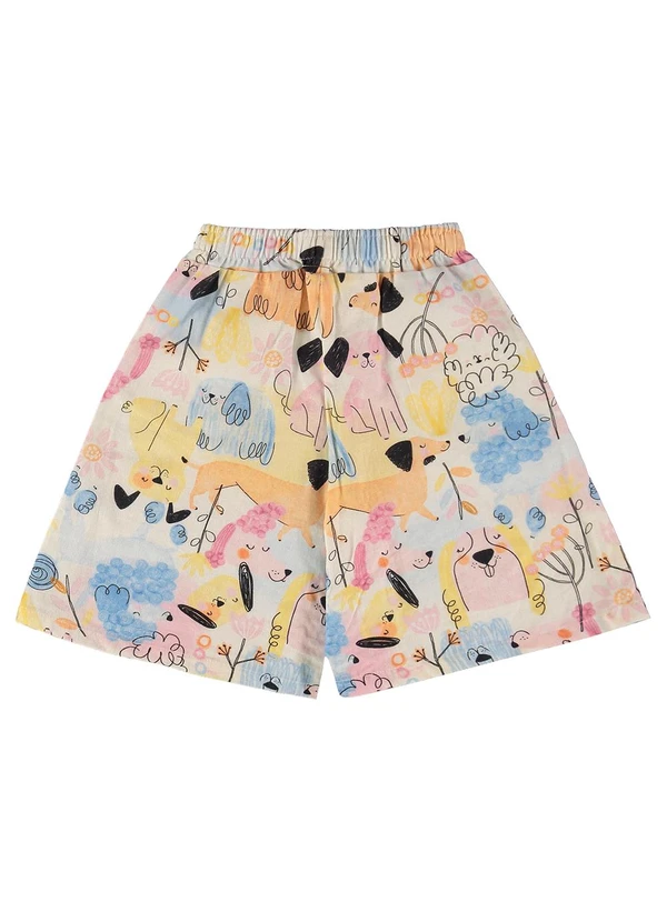 Três e Já - Conjunto com Blusa e Bermuda Bege 8