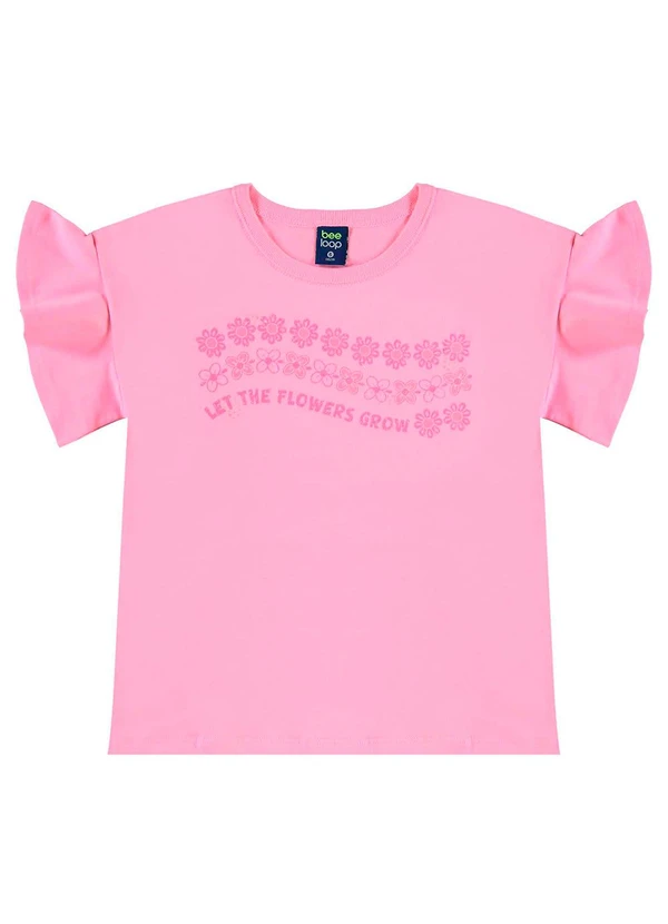 Bee Loop - Conjunto com Blusa e Bermuda Rosa 3