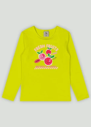 Conjunto com Blusa e Calcinha Quimby Verde - QUIMBY