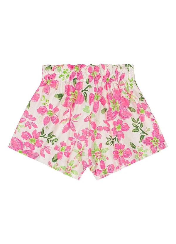 Quimby - Conjunto com Blusa e Short Floral Rosa 6