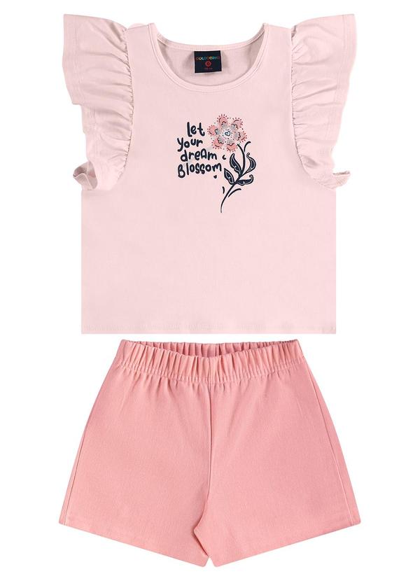 Guloseima - Conjunto com Blusa e Short Rosa 1