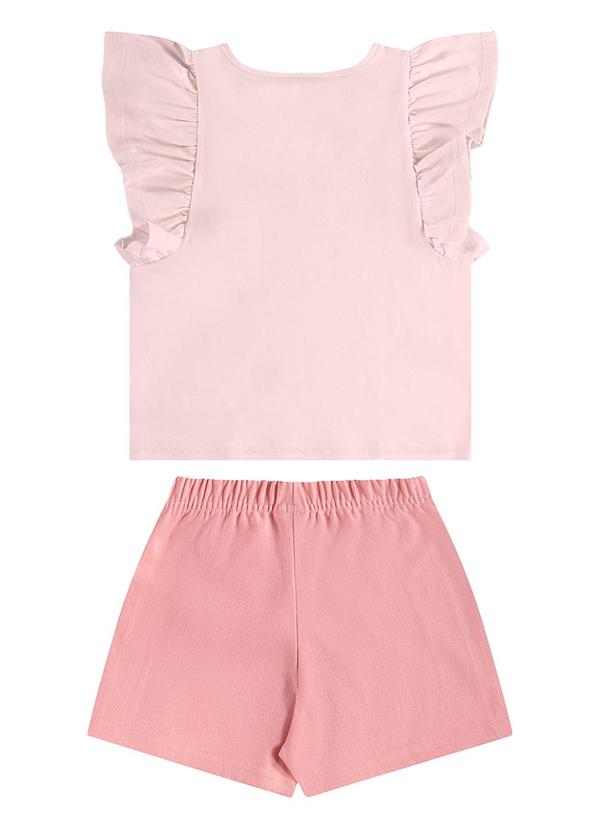 Guloseima - Conjunto com Blusa e Short Rosa 2
