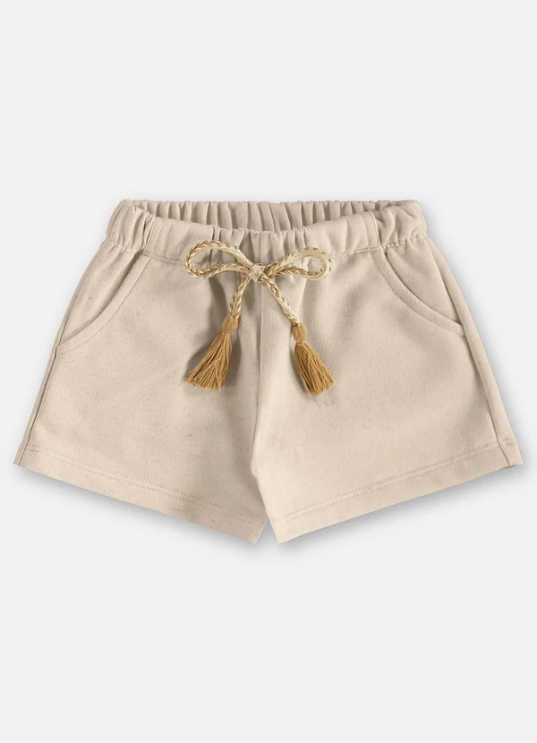 Up Baby - Conjunto com Blusa e Short Infantil Bege 4