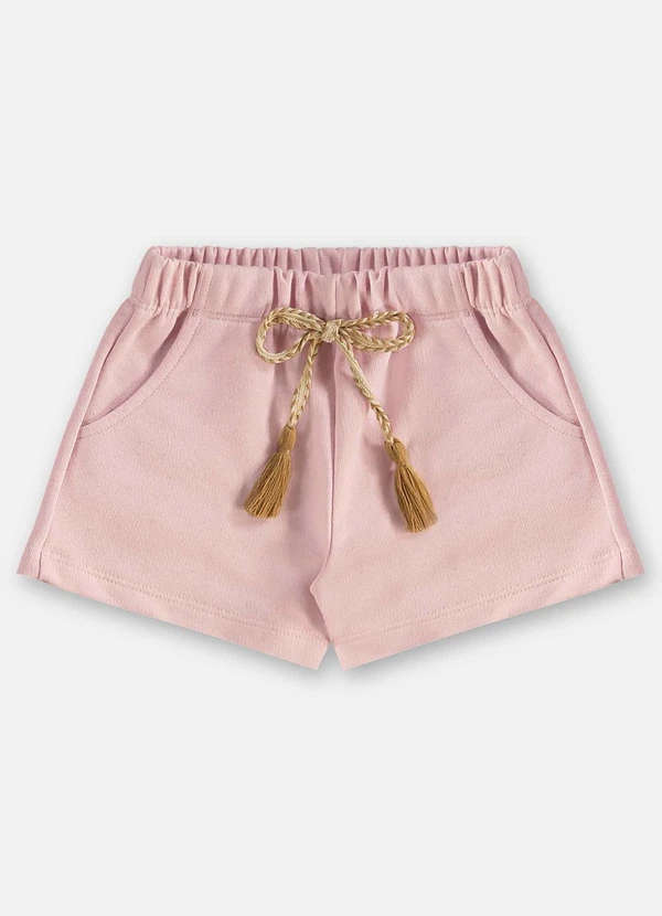 Up Baby - Conjunto com Blusa e Short Infantil Rosa 4