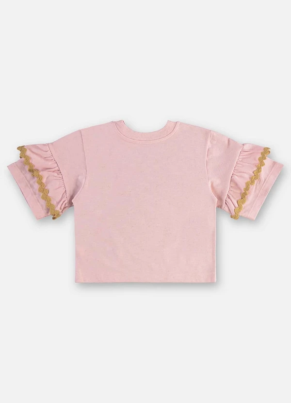 Up Baby - Conjunto com Blusa e Short Infantil Rosa 6