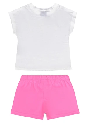 Guloseima - Conjunto com Blusa e Short Menina Bege - GULOSEIMA