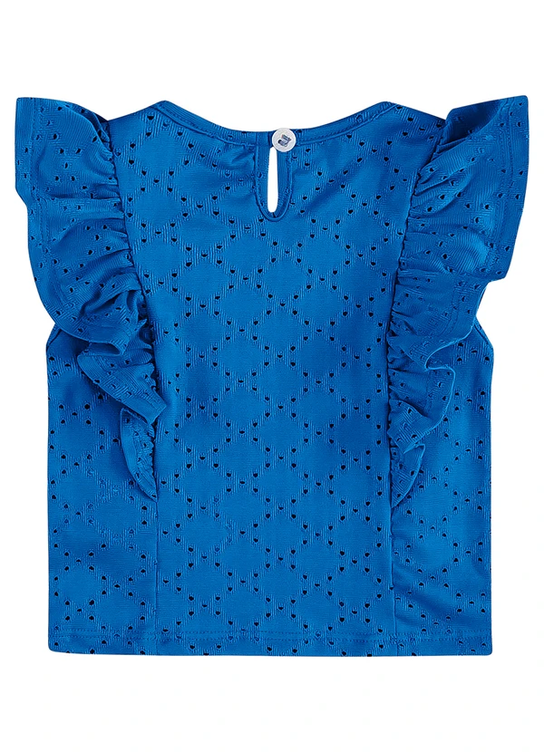 Quimby - Conjunto com Blusa e Short para Bebês Azul 4