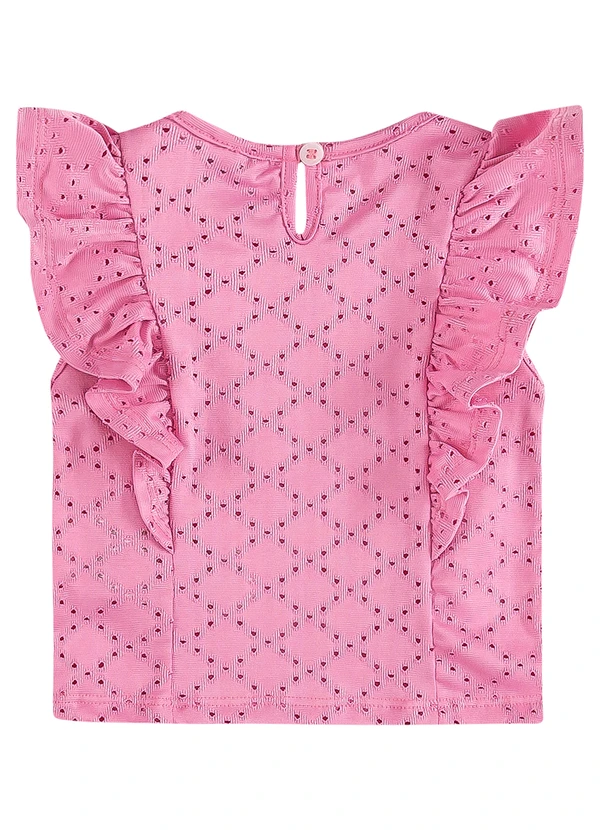 Quimby - Conjunto com Blusa e Short para Bebês Rosa 3