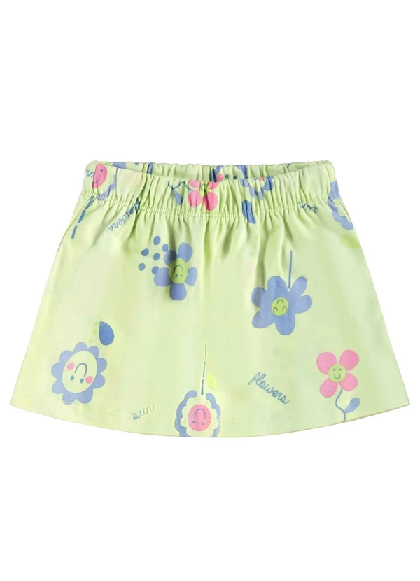 Bee Loop - Conjunto com Blusa e Short-Saia Azul 4