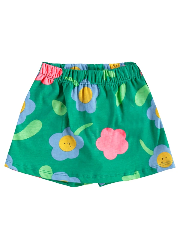 Bee Loop - Conjunto com Blusa e Short-Saia Azul 6