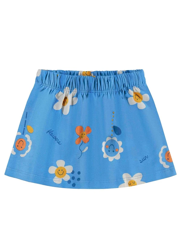 Bee Loop - Conjunto com Blusa e Short-Saia Bege 6