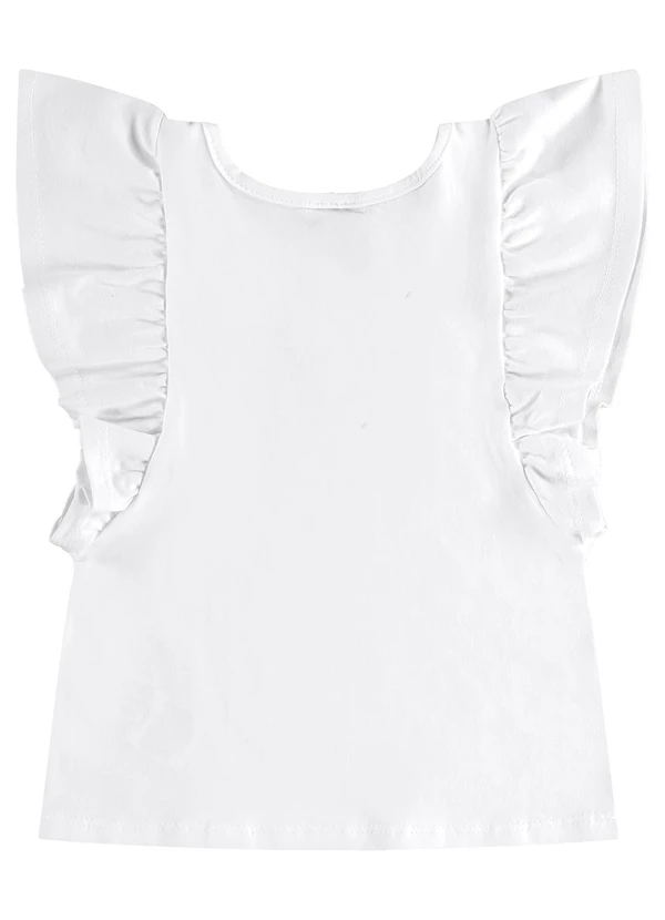 Guloseima - Conjunto com Blusa e Short-Saia Branco 4