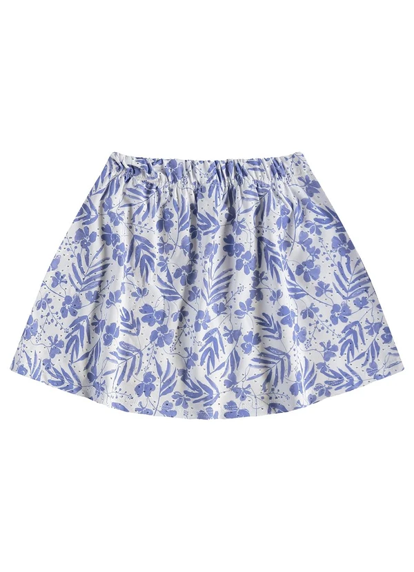 Guloseima - Conjunto com Blusa e Short-Saia Branco 5