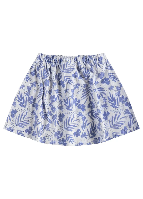 Guloseima - Conjunto com Blusa e Short-Saia Branco 6