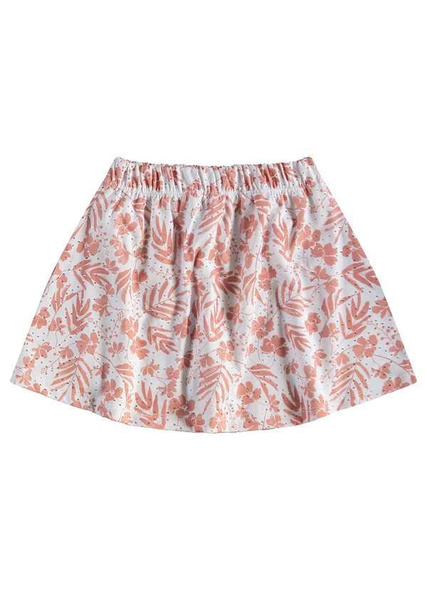 Guloseima - Conjunto com Blusa e Short-Saia Branco 5