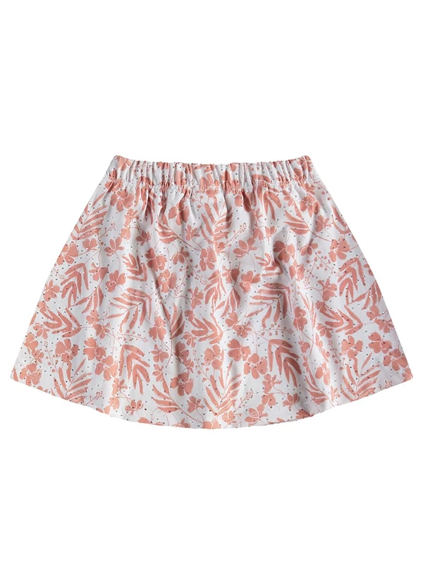 Guloseima - Conjunto com Blusa e Short-Saia Branco 6