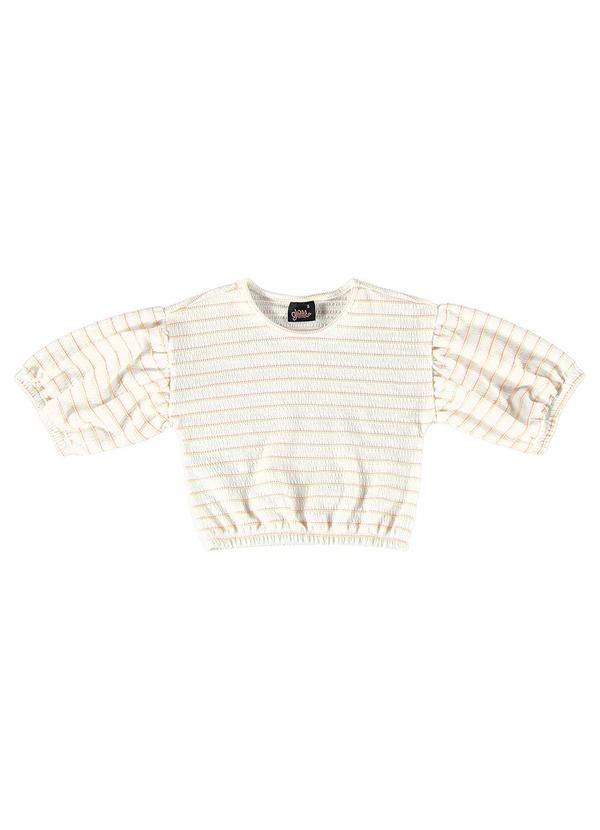 Gloss - Conjunto com Blusa e Short-Saia Off White 4