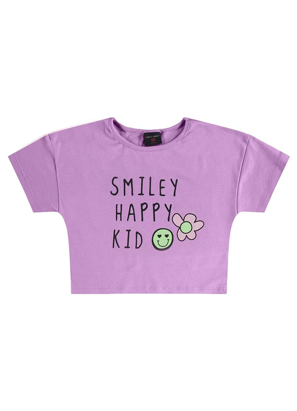 Guloseima - Conjunto com Blusa e Short-Saia Roxo 3