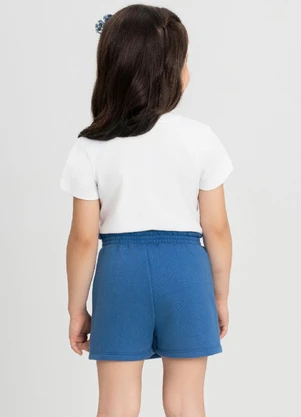 Conjunto com Blusa e Short-Saia Up Baby Branco - UP BABY