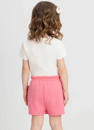 Conjunto com Blusa e Short-Saia Up Baby Branco - UP BABY