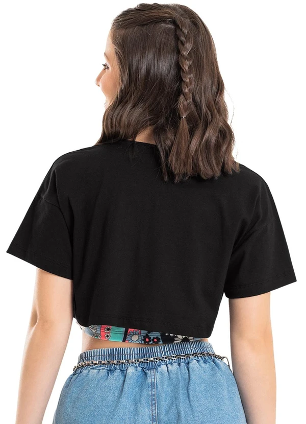 Gloss - Conjunto com Blusa e Top Juvenil Preto 2