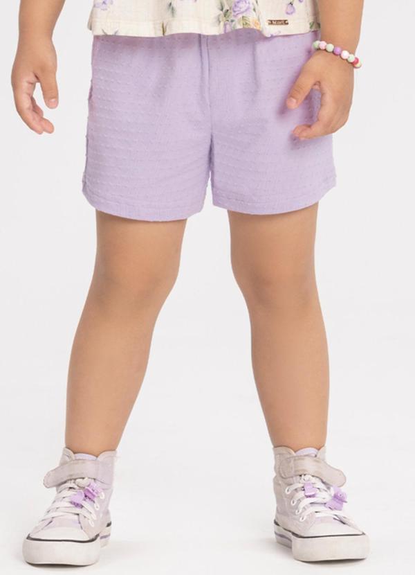 Alakazoo - Conjunto com Blusa Estampada e Shorts Liso Bege 3