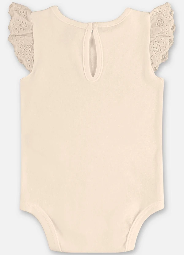 Up Baby - Conjunto com Body e Short Bebê Menina Bege 4
