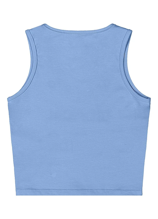 Quimby - Conjunto com Cropped e Saia com Tule Azul 5