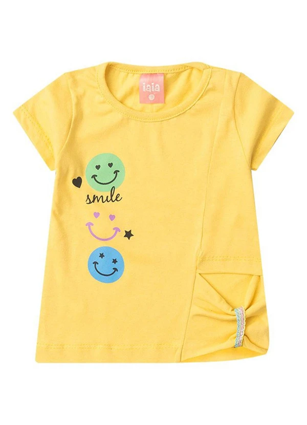 Rosa Azul - Conjunto com Detalhe na Lateral Iaia Amarelo 2