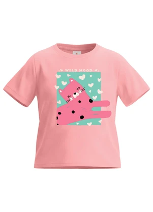 Brandili - Conjunto com Estamapa de Gato Rosa - BRANDILI