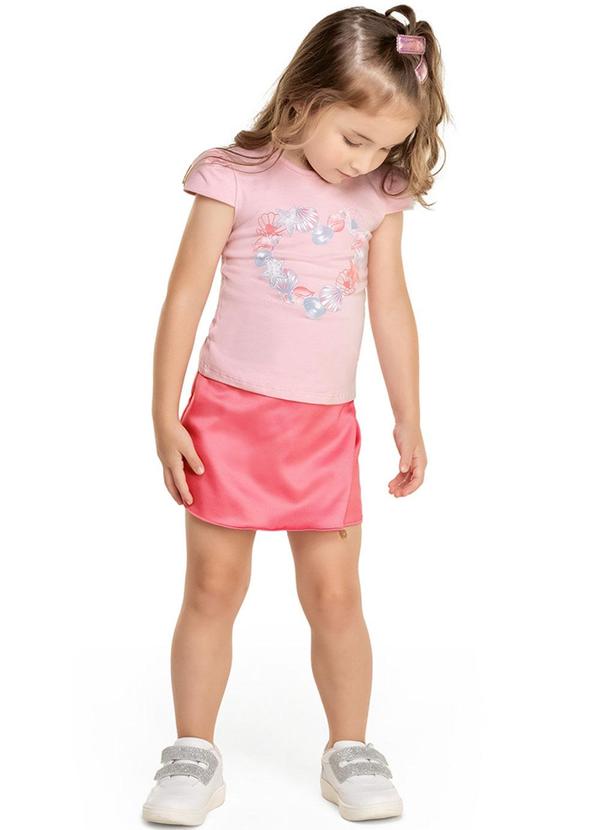 Alenice - Conjunto com Estampa com Esferas Menina Rosa 2