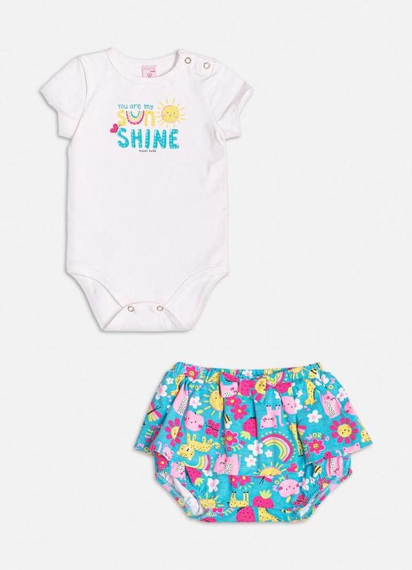 Momi - Conjunto com Estampa de Bichinhos Azul 1