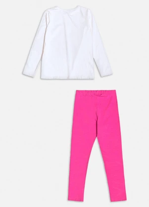 Momi - Conjunto com Estampa em Foil Branco - MOMI