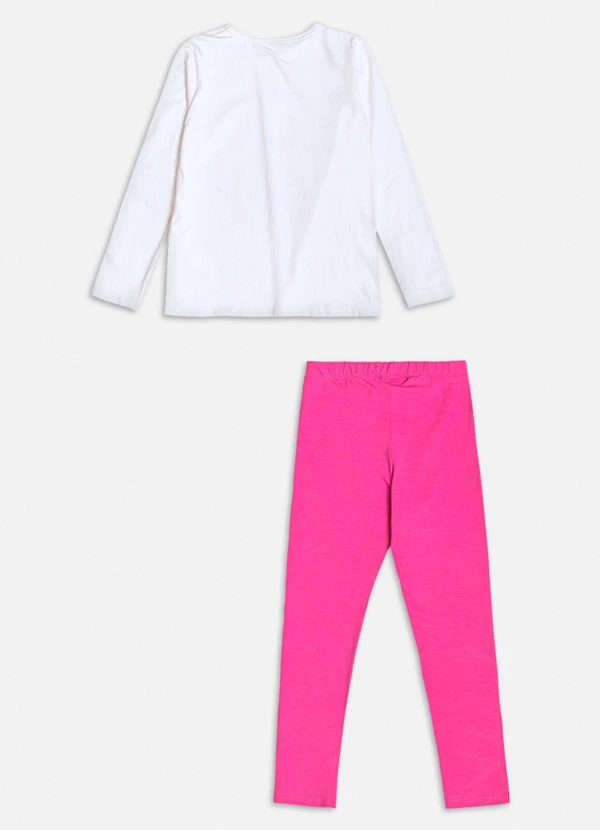 Momi - Conjunto com Estampa em Foil Branco 2