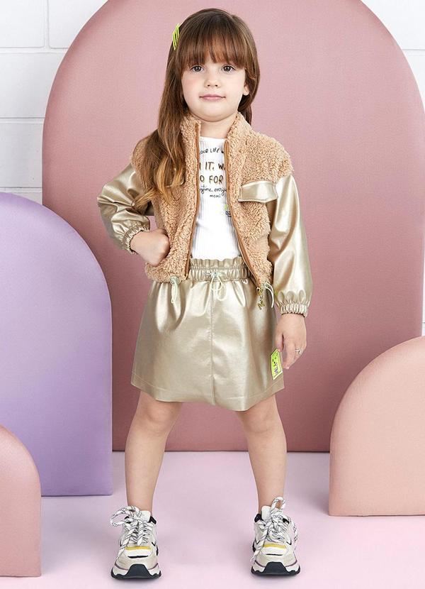 Momi - Conjunto com Estampa Neon Bege