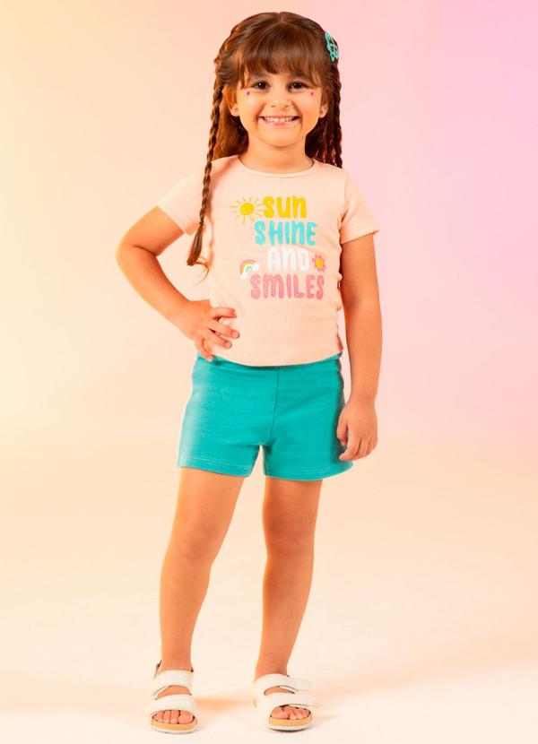 Cativa Kids - Conjunto com Glitter Amarelo