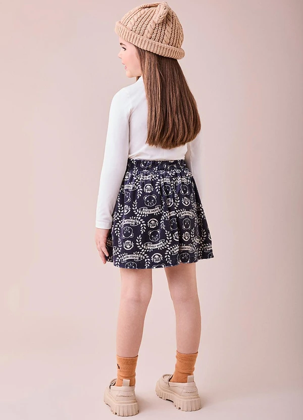 Momi - Conjunto com Patch de Plush com Ursos Branco 2