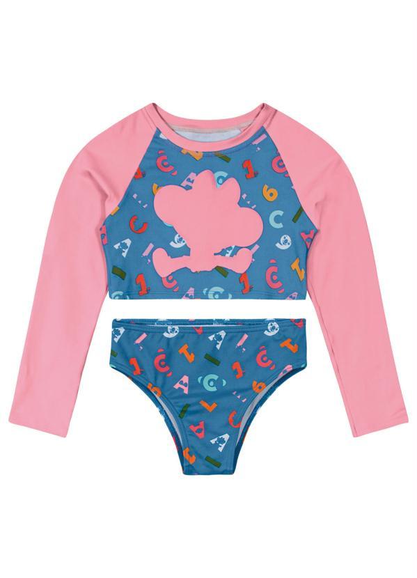 Lilica Ripilica - Conjunto com Proteção Solar Menina Azul