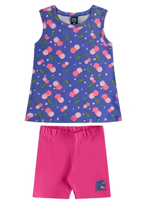 Bee Loop - Conjunto com Regata e Bermuda Azul - BEE LOOP