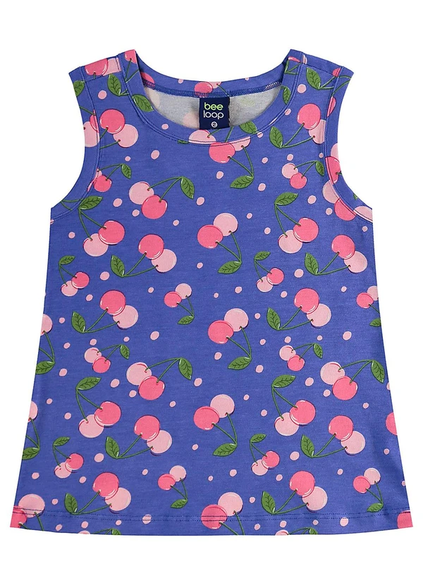 Bee Loop - Conjunto com Regata e Bermuda Azul 2