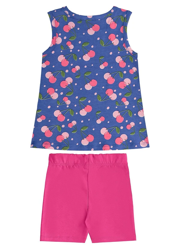 Bee Loop - Conjunto com Regata e Bermuda Azul 4