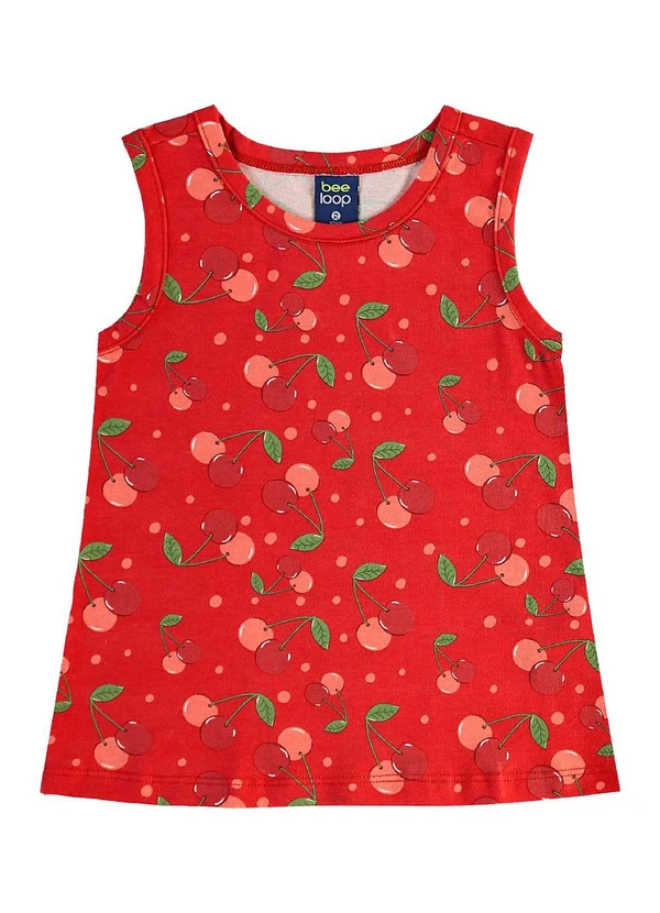 Bee Loop - Conjunto com Regata e Bermuda Vermelho 4