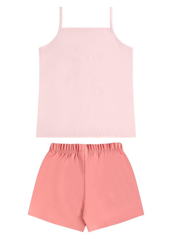 Guloseima - Conjunto com Regata e Short Menina Guloseima Rosa 2